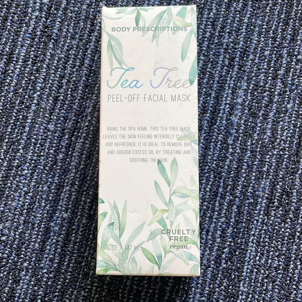 Body prescription tea tree peel-off facial mask